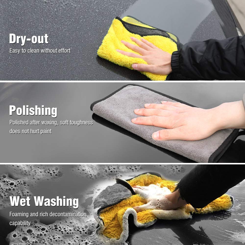 Pack of 5 - Thick 650 GSM Microfiber cloth